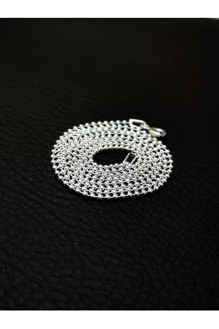 Omar Silver Unisex Top Tırnak Makası 1,5 Mm Gümüş Kolye Zincir
