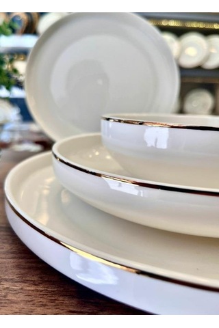 Royking Dina Gold Line 24 Parça Yemek Takımı Hrn 23030g
