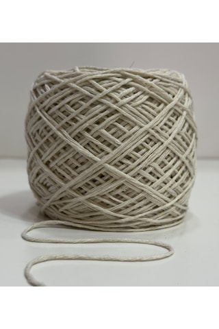 Dmr Natural Cotton - Koton Ip Pamuklu Elörgü Ipi 100gr - Bej