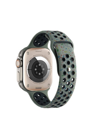 Watch 7 41mm Kordon Yeni Seri 2023 Krd-02 Uyumlu Strap Kayış-hlp-beyaz