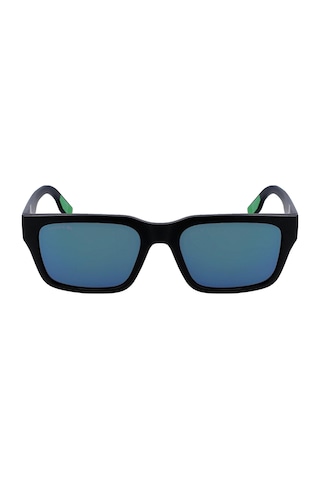Lacoste L6004s 002 55 Unisex Dikdörtgen Matsiyah Aynalı Kemik Güneş Gözlüğü