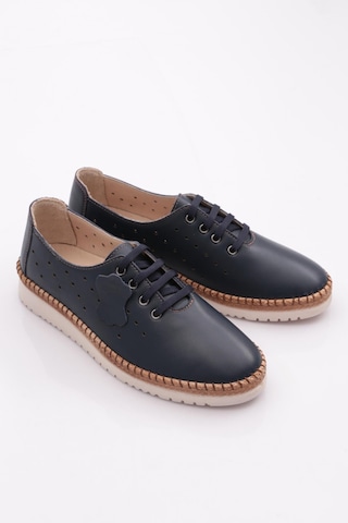 Dgn P57 Kadin Bağcikli Casual Ayakkabi P57-1512-R1078 Lacivert