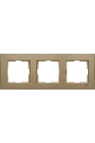 Viko Artline Novella Bronz Üçlü Çerçeve - 92190623