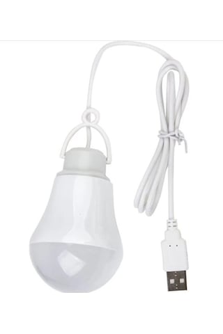 12765 5 Volt - 5 Watt 1 Metre Usb Kablolu Beyaz Led Ampul 12765