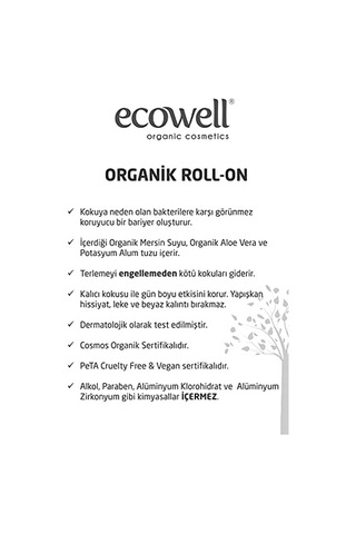 Organik Roll-on Erkek 75 Ml