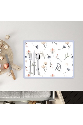 Homyl Bulaşık Kurutma Mat Diatom Çamur Kaymaz Çay-çiçeği Çay Çiçeği