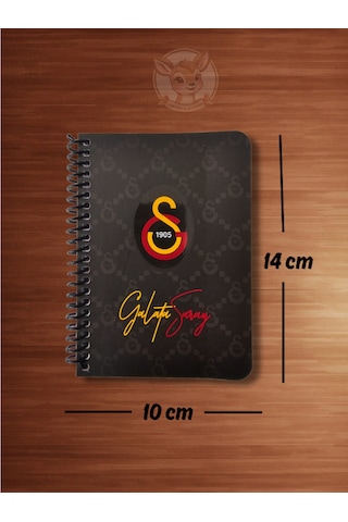 Gs Galatasaray Taraftar Not Defteri 72 Yaprak Çizgili Ödev Defteri Siyah