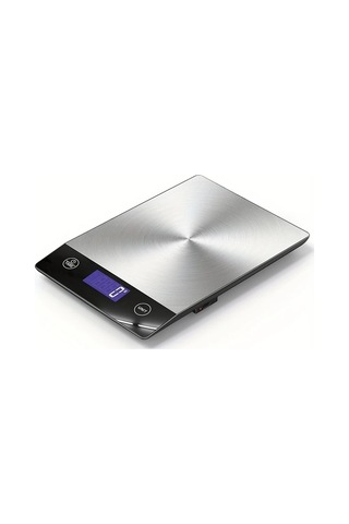 Dashanshop Paslanmaz Çelik Siyah Mutfak Terazisi Şarj Edilebilir 304 Çelik 14 97 Kg Lcd Ekran Tip C Şarj Tare Fonksiyonu Otomatik Kapanma Birim Dönüşümü Pişirme Ve Fırın İçin -