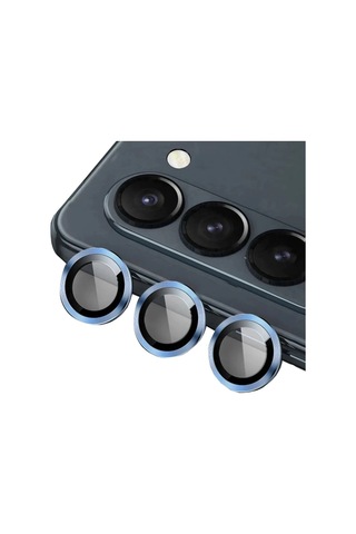 Mey İthalat Samsung Galaxy Uyumlu Z Fold 5 Valdez Metal Kamera Lens - Mavi