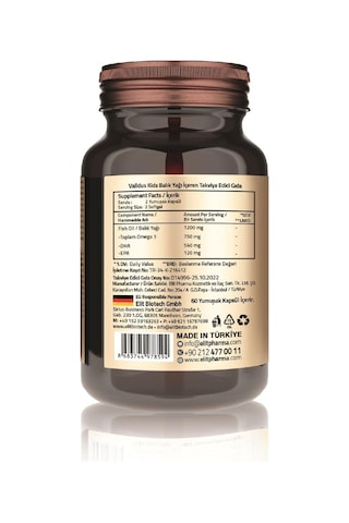 Validus Kids Fish Oil 1200 Mg 60 Softgel