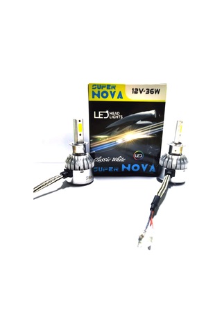 Supernova Buz Mavi H3 Simsek Etkili Zenon Cob Led Xenon Led Headl