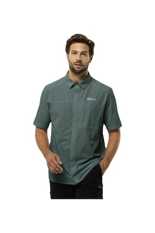 Jack Wolfskin Jack Wolfskın Vandra S/s Shırt M Jade Green Erk Gömlek 1404071-41 001