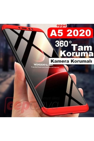 Oppo A5 2020 Kilif Zore Kamera Korumali 360 Tam Koruma Ays 409801843