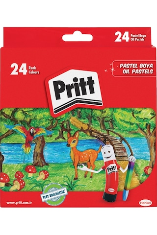 Pritt Karton Kutu Pastel Boya 24'lü Pritt Karton Kutu Pastel Boya 24'lü
