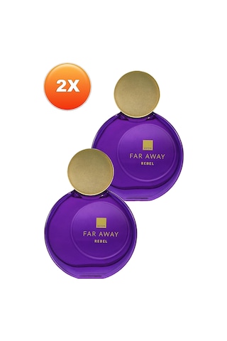 Avon Far Away Rebel Kadın Parfüm EDP 2 x 50 ML
