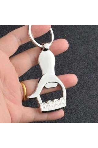 Yaratıcı Anahtarlıklar Palmiye El Şekli Şişe Açacağı Aksesuarları Hediye Çinko Alaşım Kolye Tutucu Açan Tirbuşon Açıcılar Ahşap