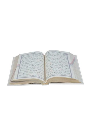 Kadife Çantalı Orta Boy Kuranı Kerim Pudra Pembe