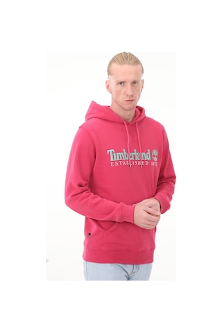 Timberland Ls 50th Anniversary Est. 1973 Hoodie Bb Erkek Sweatshirt Pembe