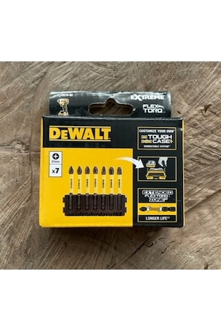 Dewalt Ph1-ph2-ph3 Yıldız Bits Uç Seti Yıldız Vida Sıkma Ucu Cobalt Set 7pcs