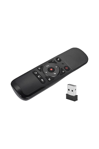 2.4g Kablosuz Uzaktan Kumanda Hava Faresi Lazer İşaretçi 6 G Eksenli Jiroskop Sunum Cihazı Ppt Sunumu İçin