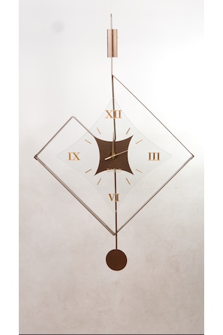 Eksen Bronz Klasik Bablo Premium Duvar Saatleri Bronz