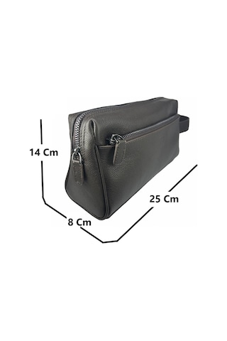 Çanta Yurdu Hakiki Deri Ca252 Dopp Kit El Çantası Kahve Kahverengi