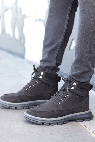 M.p. Dex Suya Dayanıklı Hakiki Deri Günlük Erkek Bot 667800001249 01 Siyah Siyah