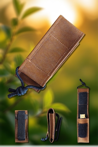 Çakı Kılıfı İmperteks Kumaş Cırtlı Bıçak Kılıfı Kemer Ve Palaska Uyumlu Ykf-311 Kahvrengi-küçük