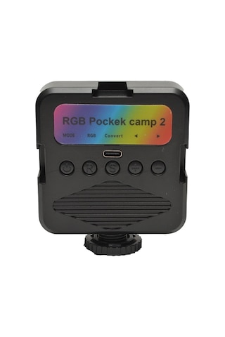 Dp Led AY-83RGB Şarjlı Youtuber Selfie Canlı Yayın Işığı Led Işık