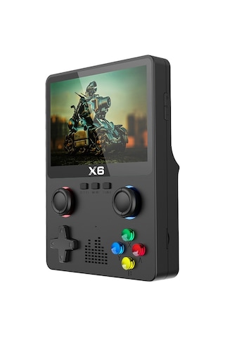 Cbtx X6 HD 3.5'' Ekran El Oyun Konsolu Dahili Video Oyunları Makinesi Çift Joystick