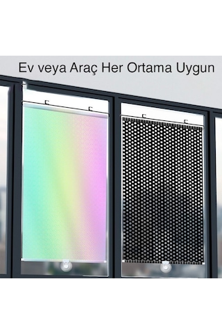 Katlanabilir 58x125cm Oto Araç Ön Cam Güneşlik Oto Perde Ev Araç Çok Amaçlı Perde Makam Perdesi