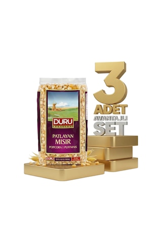 Duru Patlayan Mısır 3x500 Gr