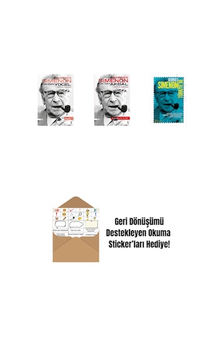 Kaçak + Manhattan'da Üç Oda + Georges Simenon Türkiye'de + Okuma Sticker'ları