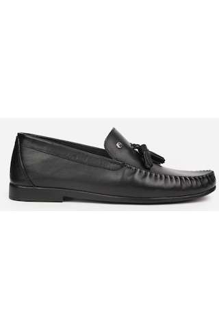 Pierre Cardin 25101 Siyah Erkek Loafer Günlük Deri Ayakkabı Siyah
