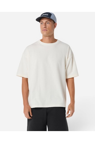 Asics Asıcs Track Club Herıtage Relaxed Tee Erkek Bej Kısa Kollu Tshirt 2033c122-100