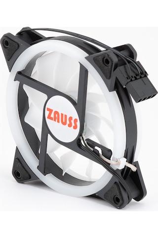 Zauss ZR-400 Rainbow RGB 12 CM Kasa Fanı