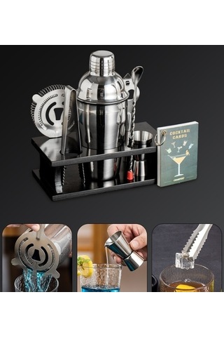 Wondernest Tepsi Tabanlı Sürahi Seti, Lichen İçecek Karıştırıcı Bar Eo