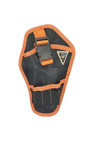 Şarjlı Tornavida Matkap Bel Kemeri Çantası Siyah