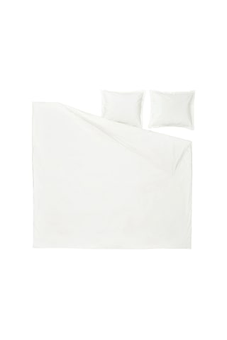 Ikea Hampflockel Çift Kişilik Nevresim Takımı 220 X 240 Cm Beyaz