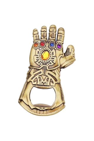 Schulzz Metal Marvel Thanos Şişe Kapak Açacağı Altın