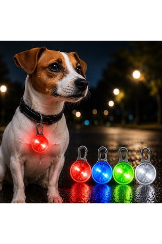 Bakgelal Klipsli Led Evcil Hayvan Güvenlik Işığı Köpek Ve Kedi Tasma Görünürlük Lambası