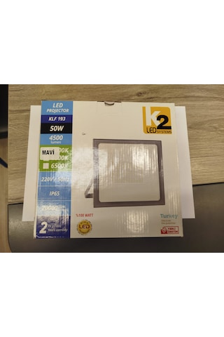 50w Led Projektör Mavi Işık Klf193 Kendal 50W Mavi