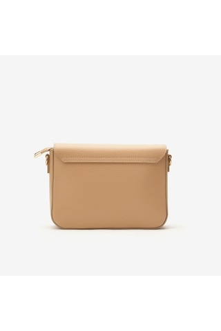 D81 Warm Beige Omuz Çantası Kadın Renza Piumelli Milano Bag Bej