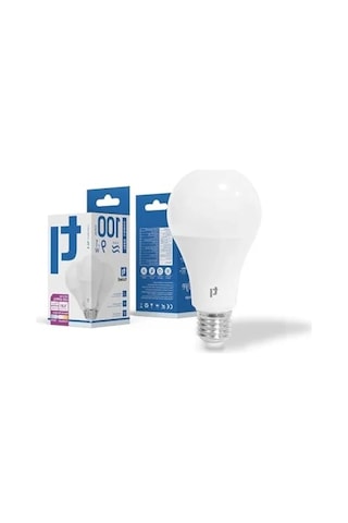 1322 Lümen Titreşimsiz E27 Led Ampul, 5000 Kelvin Beyaz Işık, Göz Konforu -