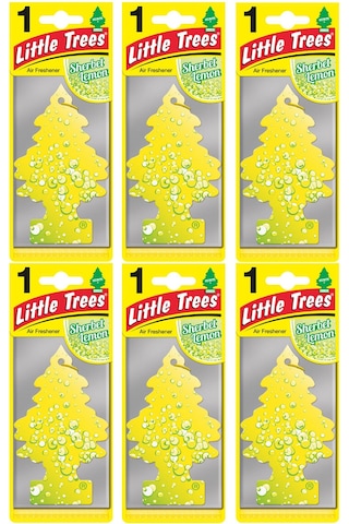 Little Trees 6'lı Set Sherbet Lemon - Limon Oto Kokusu