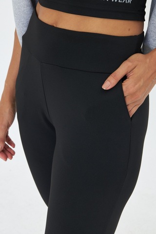 Lesa Wear Yüksek Bel Toparlayıcı Ve Sıkılaştırıcı Likralı Jogger Eşofman Altı Joggers Siyah