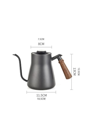 On Off Kamp Ceviz Sap Termometreli Kahve Su Isıtıcı Dripper 650ml
