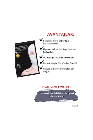 Sudee Whitening And Spots Lightening Facial Mask 30 Ml 5 Ad Lekelerini Açmak İçin Kumaş Maske