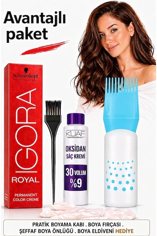 Igora Royal 8 - 11 Açık Kumral Yoğun Sandre Oksidan 30Vol