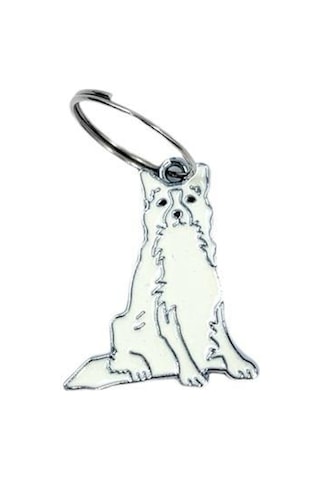 Ans Köpekler İçin Tasma İsimlik Beyaz